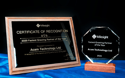 Milesight award presented to Acam